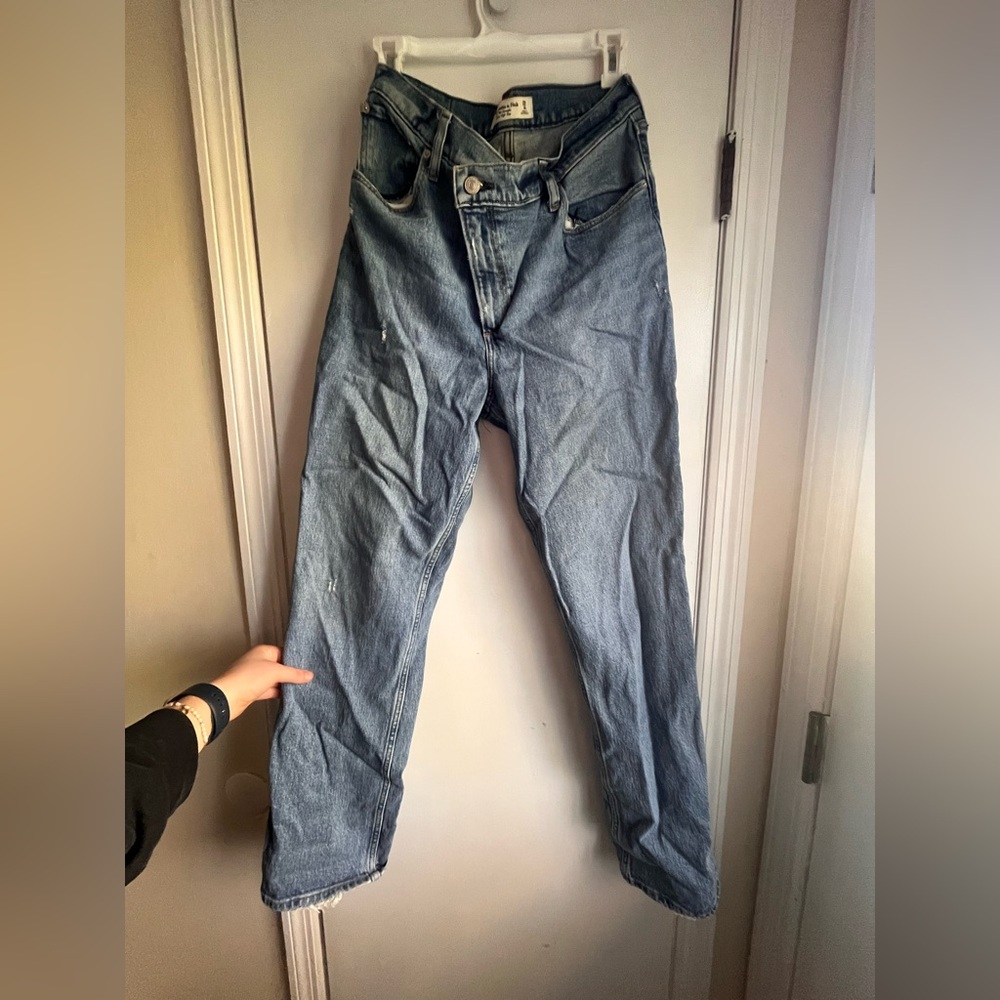 Abercrombie Dad Jeans Size 8R